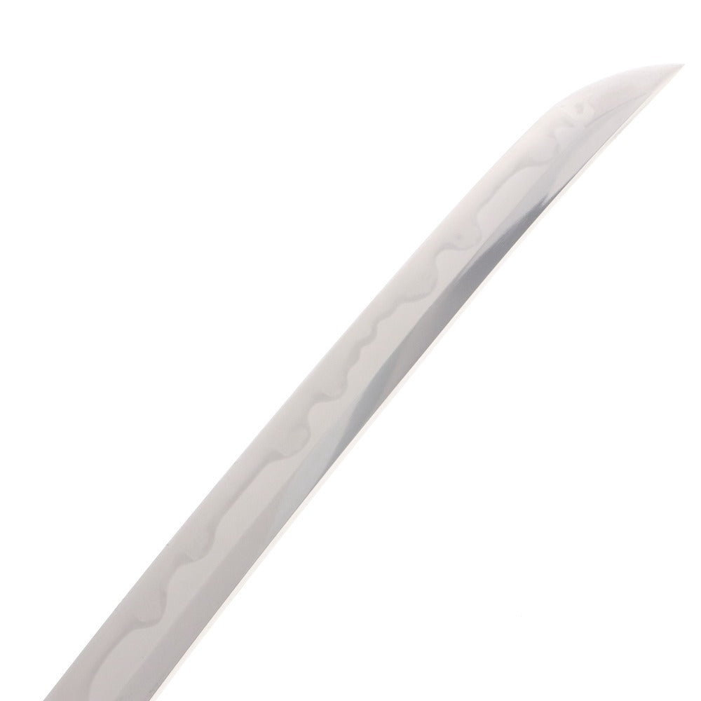 ■ Japanese sword: Wakizashi, Mumei (unsigned), sword, arms and armor, length 48.0 cm, curvature 1.2 cm, 1 mekugi-ana (peg hole), with firearms and swords registration card