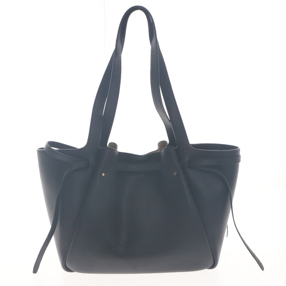 ■ TORY BURCH トリーバーチ ロミー トートバッグ ハンド 鞄 牛革 レザー 163388 レディース ブラック 黒 袋,タグ付き