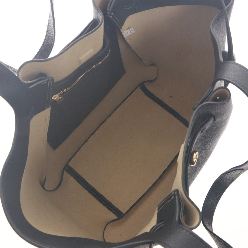 ■ TORY BURCH トリーバーチ ロミー トートバッグ ハンド 鞄 牛革 レザー 163388 レディース ブラック 黒 袋,タグ付き