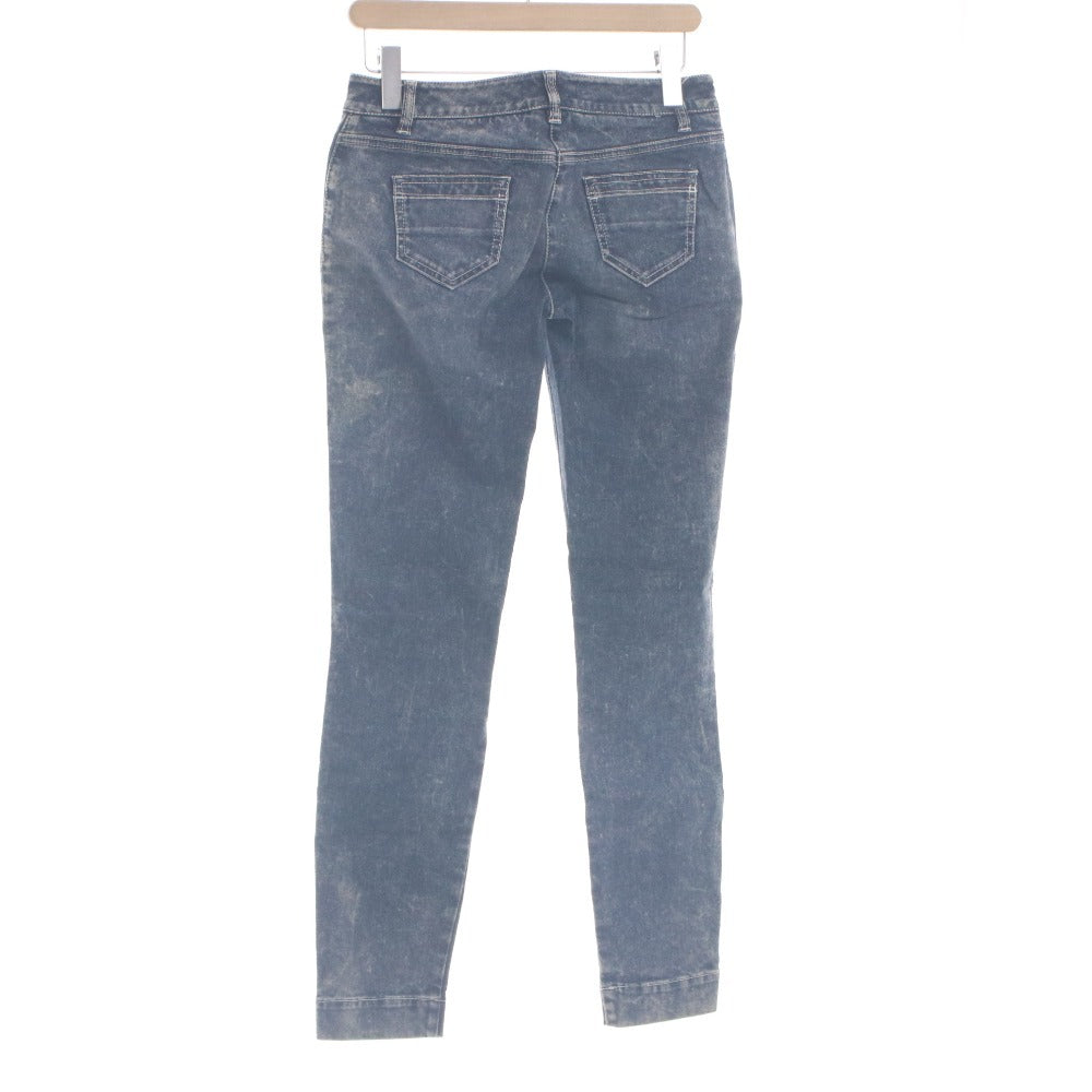 ■ Dolce & Gabbana ドルチェ&ガッバーナ デニムパンツ ジーンズ ケミカルウォッシュ イタリア レディース 40(M相当) ネイビー系 グレー系