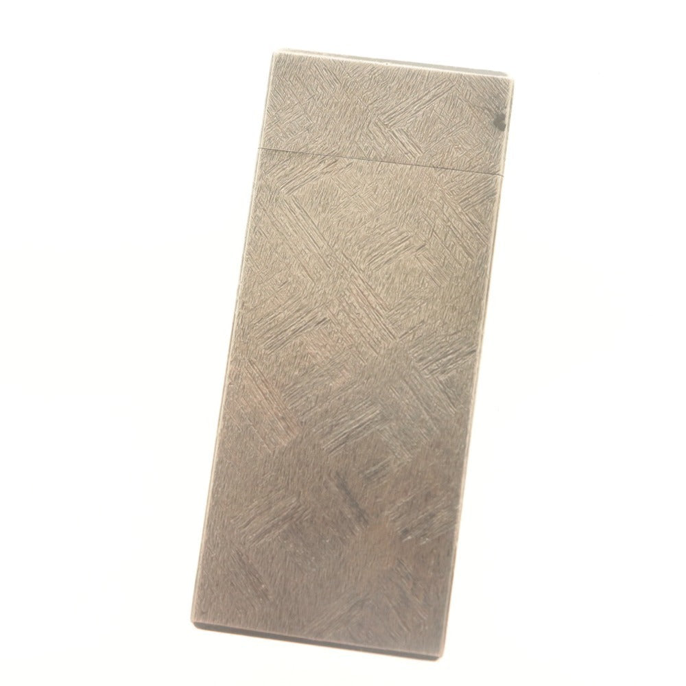 ■ Cartier カルティエ Gas Lighter Pentagon Roller Smoking Tool Smoking Goods Silver