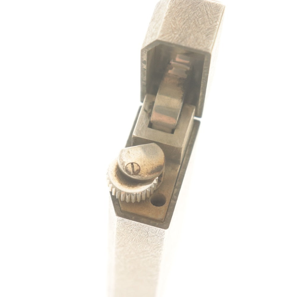 ■ Cartier カルティエ Gas Lighter Pentagon Roller Smoking Tool Smoking Goods Silver