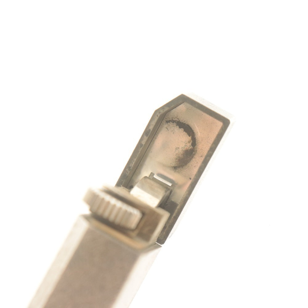 ■ Cartier カルティエ Gas Lighter Pentagon Roller Smoking Tool Smoking Goods Silver