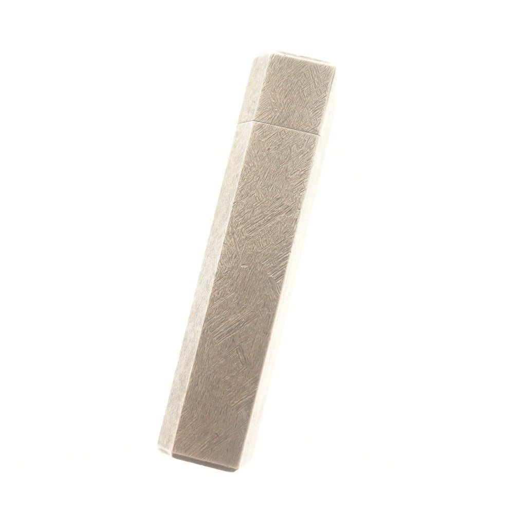 ■ Cartier カルティエ Gas Lighter Pentagon Roller Smoking Tool Smoking Goods Silver