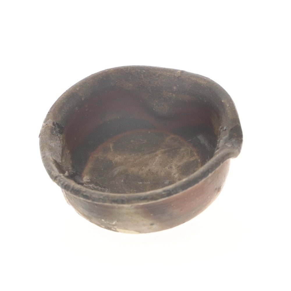 ■ Toho Bizen Ware Sencha Tea Set: Hohin/Teapot, Teacups, Cooling Bowl, Sencha Bowls, Ceramic, with Original Box, Imperfect