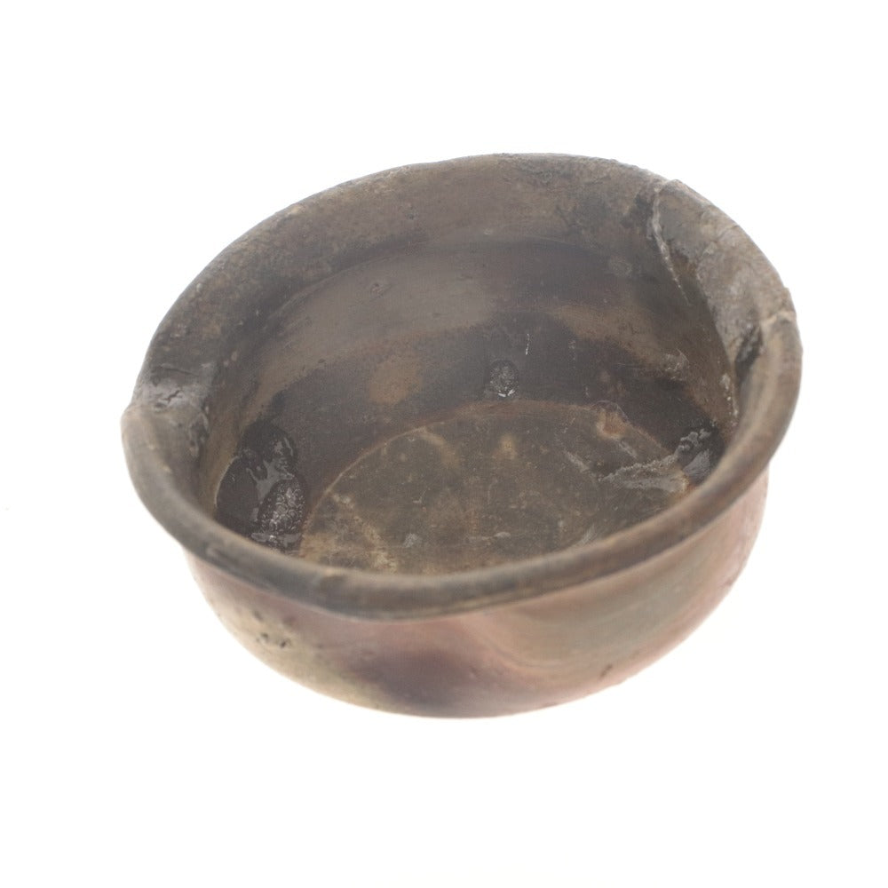 ■ Toho Bizen Ware Sencha Tea Set: Hohin/Teapot, Teacups, Cooling Bowl, Sencha Bowls, Ceramic, with Original Box, Imperfect