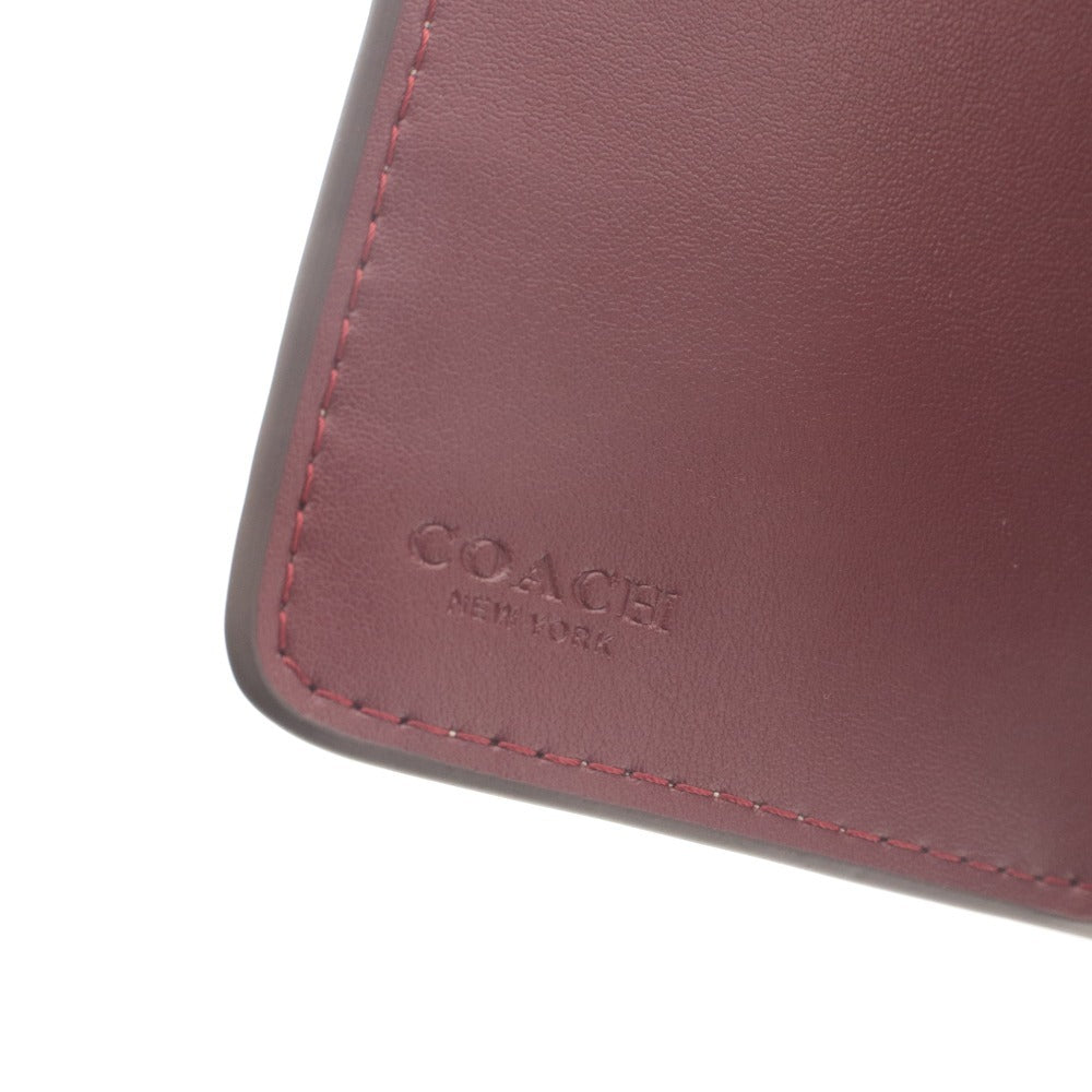 ■ COACH Coach Bi-fold Wallet Medium Corner Zip Wallet Signature CM241 Bill, Coin and Card Holder Men's and Women's Taupe