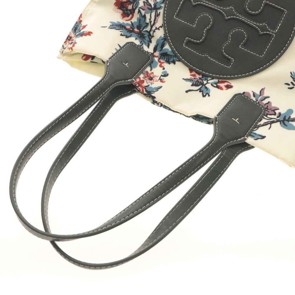 ■ Tory Burch Tote Bag Hand Bag Ella Series Flower Print Ella Lyonnaise Women's Ivory Khaki Gray etc. With dust bag