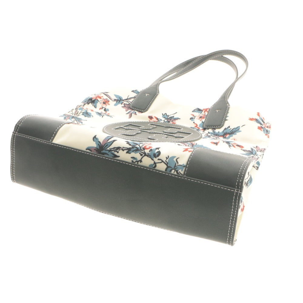■ Tory Burch Tote Bag Hand Bag Ella Series Flower Print Ella Lyonnaise Women's Ivory Khaki Gray etc. With dust bag