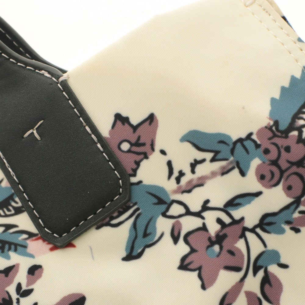 ■ Tory Burch Tote Bag Hand Bag Ella Series Flower Print Ella Lyonnaise Women's Ivory Khaki Gray etc. With dust bag