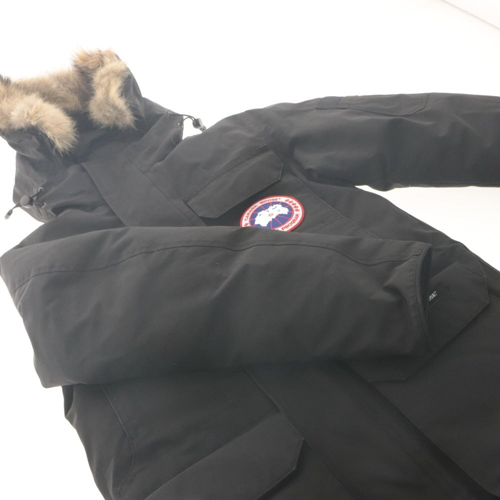 ■ CANADA GOOS カナダグース ダウンジャケット アウター ファスナー フード メンズ 175/88Y (S相当) ブラック