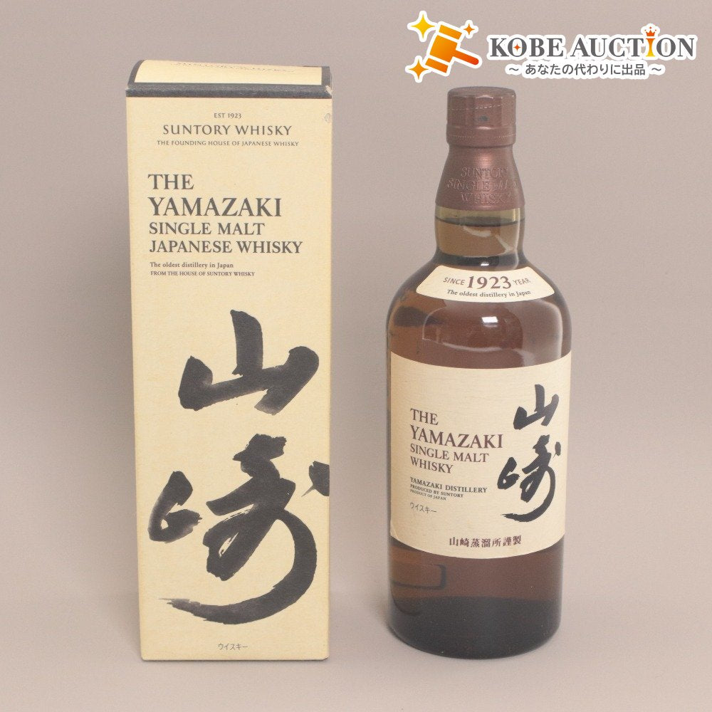 ■ 酒 サントリー ウイスキー 山崎 NV シングルモルト 700ml 43% 未開栓 未使用 箱付き