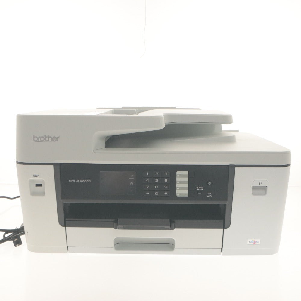 ■ Brother ブラザー インクジェット複合機 MFC-J7100CDW プリント コピー スキャン ファクス 通電確認済み 箱付き