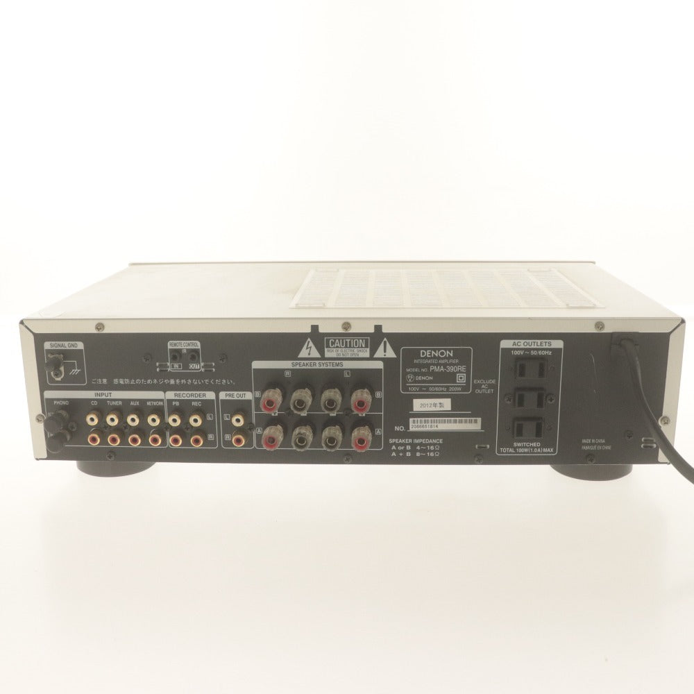 □ デノン プリメインアンプ DENON PMA-390RE-SP プレミアムシルバー