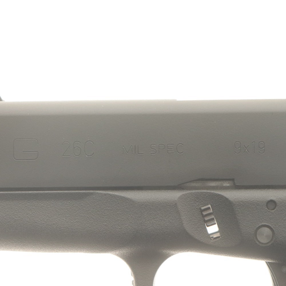 ■ KSC Gas Gun G26C Glock 26C Mil-Spec 9x19 Gas Blowback JASG Engraved, Functional, Sold As-Is